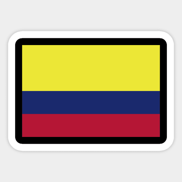 Colombia flag Sticker by Designzz